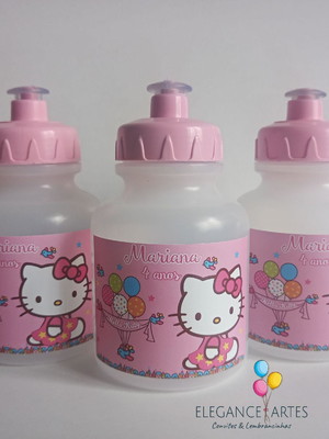 Garrafinha squeeze hello kitty