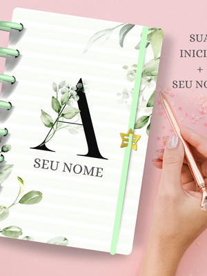 Caderno inteligente personalizado clean