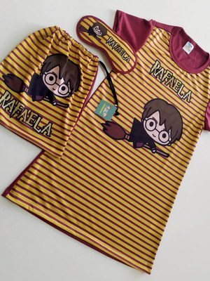 Pijama infantil personalizado harry potter cute