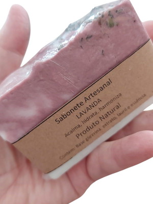 Sabonete artesanal lavanda kit 6 barras