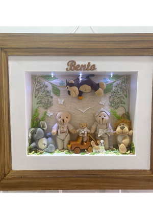 Quadro maternidade amor maior - safari