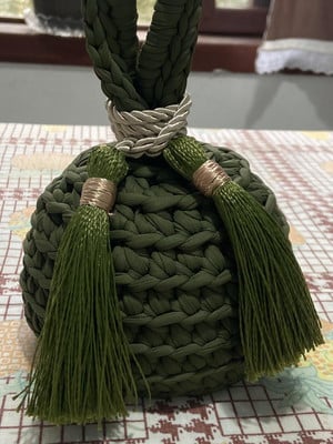 Peso de porta (verde musgo)