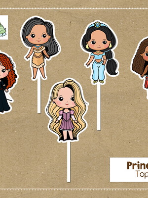 Topper princesas