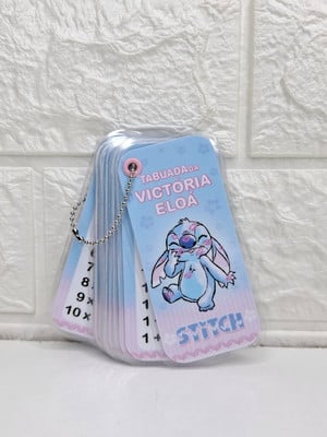 Tabuada personalizada com 3 operações stitch