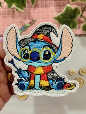 Patch bordado termocolante stitch potter