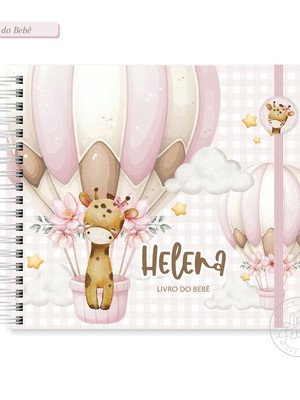 Livro do bebê girafa baloeira