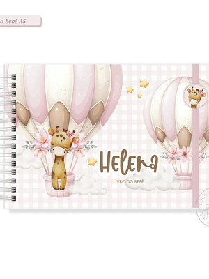 Livro do bebê girafa baloeira