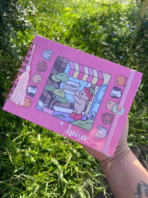 Caderno de desenho bobbie goods,livro de colorir bobbie good