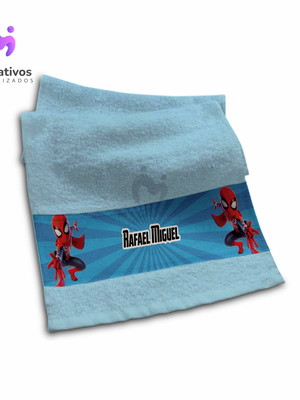 Toalhas lavabinho personalizadas vingadores 5 uni