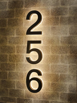 Número para casa, número residencial 25cm.