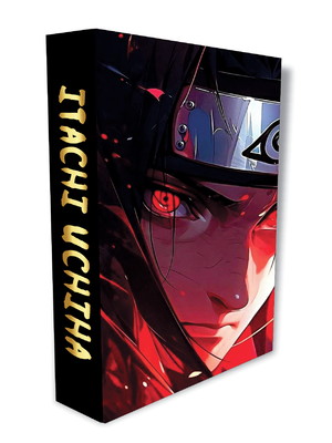 Caixa decorativa oraganizadora em mdf anime itachi