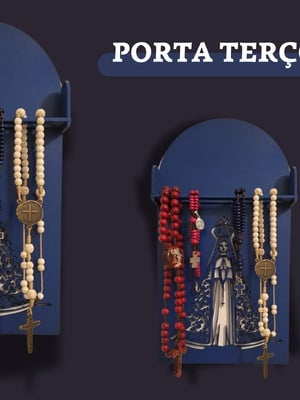 Porta terço de nossa senhora de aparecida