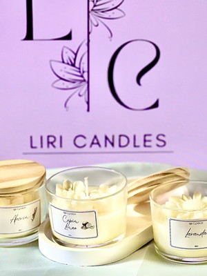 Vela aroma de capim limão