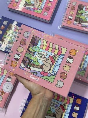 Livro de colorir bobbie goods personalizado capa dura