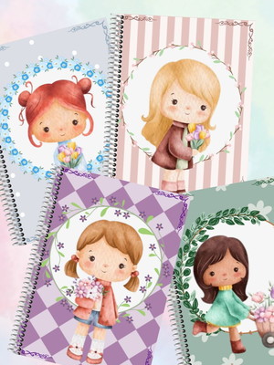 Caderno personalizado coleção lully
