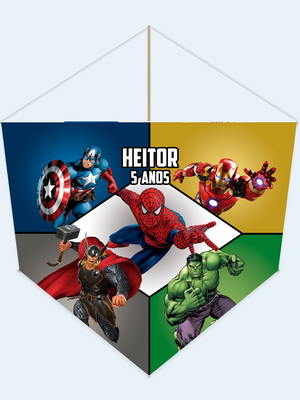 Pipa personalizada heroes
