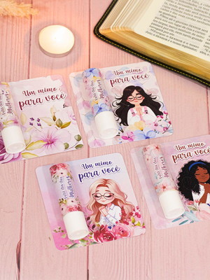 Manteiga de cacau personalizada dia da mulher