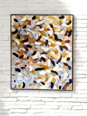 Pintura acrílica abstrata