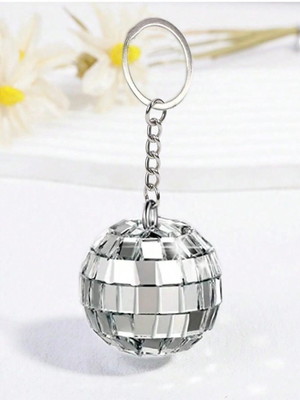 Chaveiro disco globo espelhado discoteca
