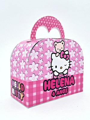 Caixa maletinha hello kitty