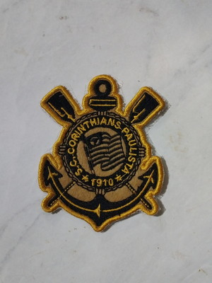 Patch do timão dourado termocolante