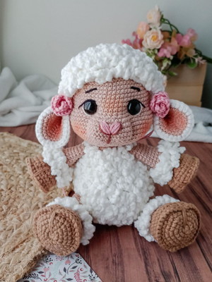 Nozinho, a ovelha - amigurumi