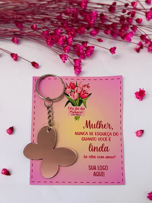 Chaveiro borboleta - dia das mulheres