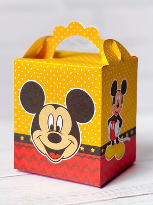 Caixa lanchinho mickey