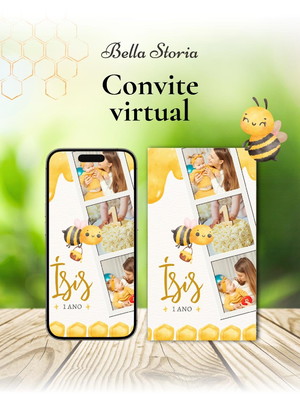 Convite infantil virtual