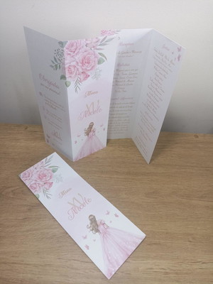 Menu em pé 7,5x21 cm