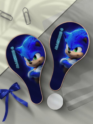 Raquete ping pong - sonic personalizada