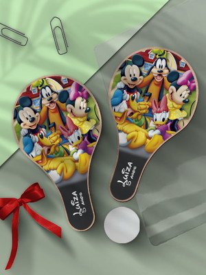 Raquete ping pong - turma do mickey personalizada