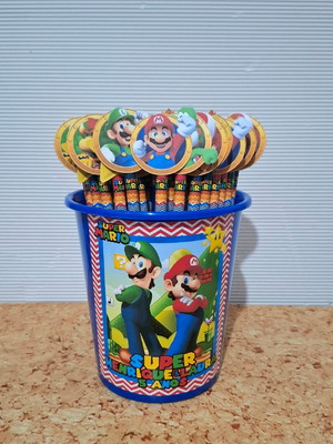 40 lápis personalizado + 40 borrachas - no seu tema.