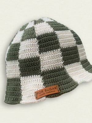 Chapéu bucket hat quadriculado em crochê - escolha sua cor