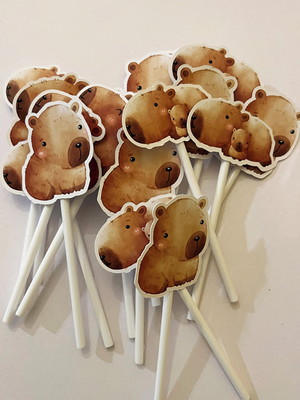 Topper festa capivara