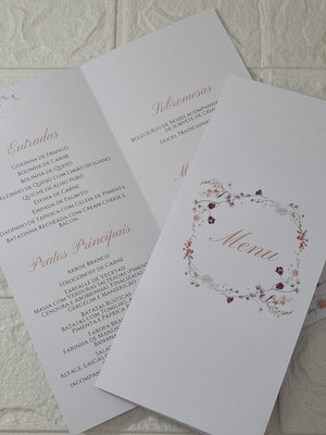 Menu cardápio