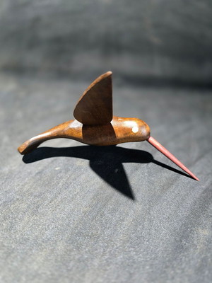 Beija-flor de cauda para dentro 16,5cm de largura
