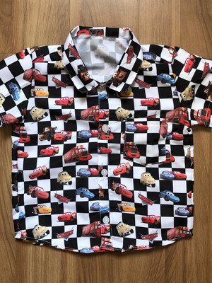Camisa infantil carros relâmpago mcqueen menino