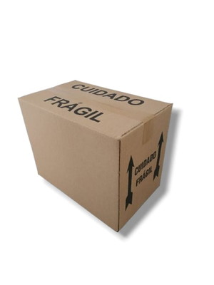 Kit com 10 caixas de papelão 26 x 14 x 18,5