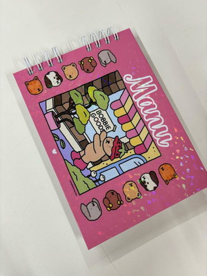 Livro de colorir bobbie goods a5 capa dura 100 folhas