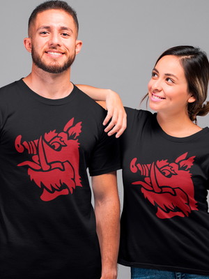 Camiseta monty python cavaleiro negro logo cálice sagrado