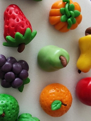 Frutinhas de leite em pó