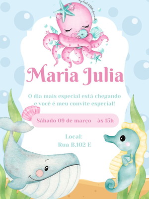 Convite digital personalizado