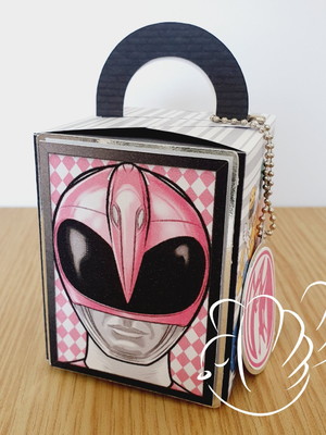 Caixa mini alça power rangers
