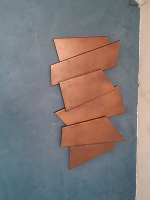 Escultura de parede 1,.80 x 0,80 md 118