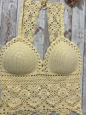 Cropped de crochê max