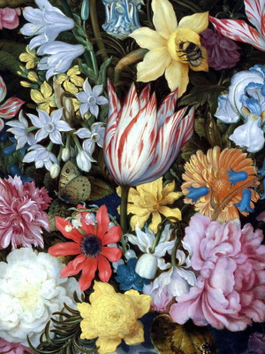 Quadro clássico de ambrosius bosschaert - flores em um vaso