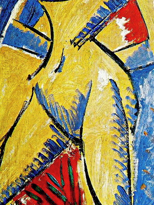 Quadro clássico de pablo ruiz picasso - mulher nua.