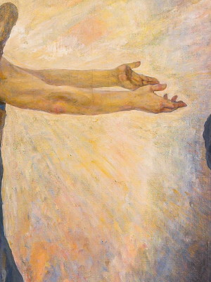 Quadro clássico de vasily ivanovich surikov - anunciação.