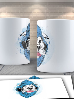 Caneca cachorro com agasalho